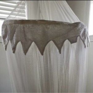 Cream Bed Canopy